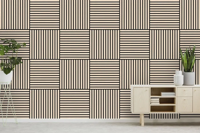 0,27 m² Wandpaneel Jangal Modular Wall 11001A Letea Oak Furnier 52 x 52 cm
