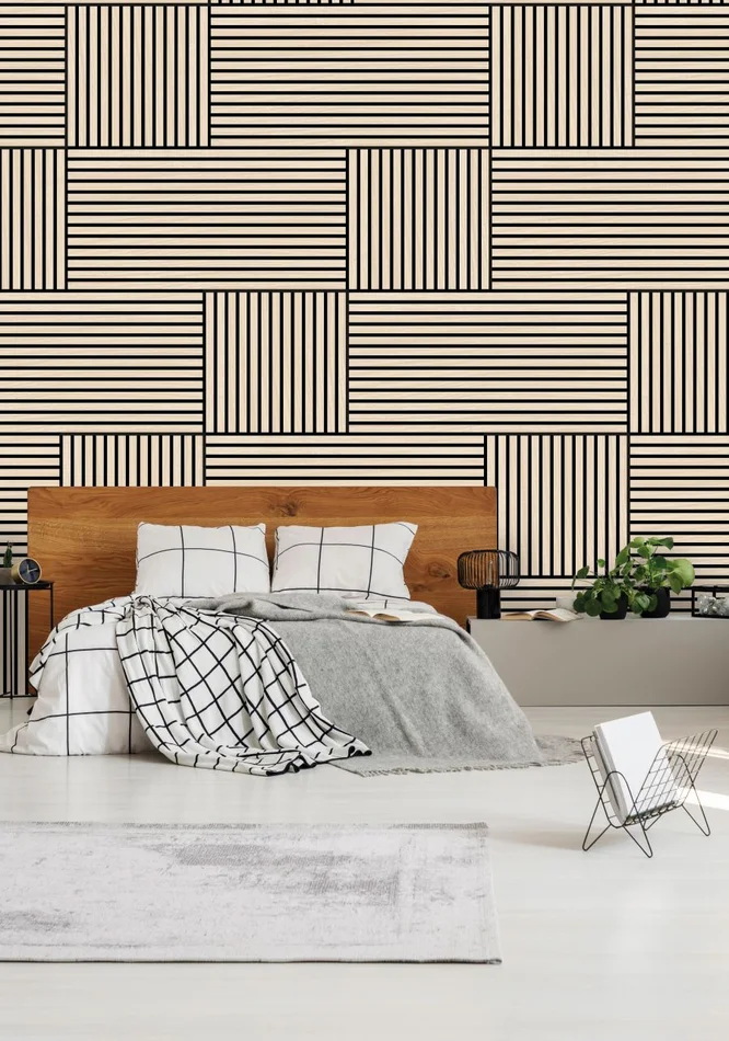 0,27 m² Wandpaneel Jangal Modular Wall 11001C Letea Oak MDF 52 x 52 cm