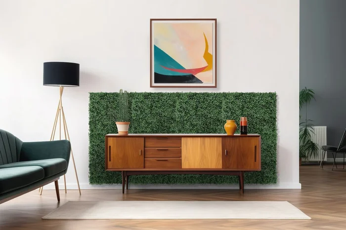 0,27 m² Wandpaneel Jangal Modular Wall 11113 dark green design buxus 52 x 52 cm