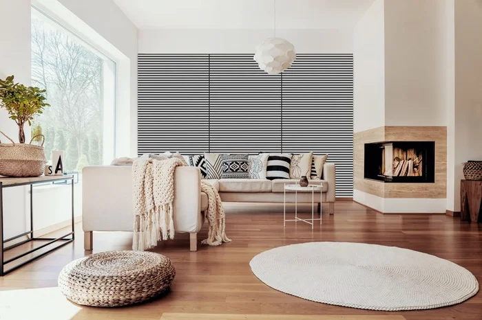 0,965 m² Wandpaneel Jangal Solid 10014 Silver Oak MDF Furnier (1206x800x22mm)