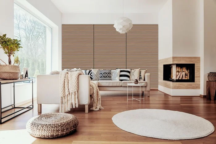 0,965 m² Wandpaneel Jangal Solid 10017 Classic Oak MDF Furnier (1206x800x22mm)