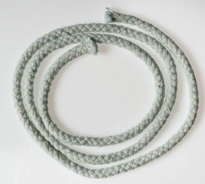 1 mtr. Ofentürdichtschnur 6 mm mit Drahtgeflecht