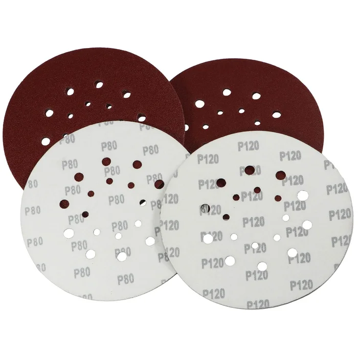 10 Blatt Schleifscheiben 225mm Mix Sortiment – Korn: 80 120