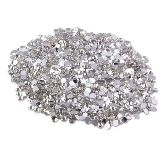 100 Glas Strasssteine Clear