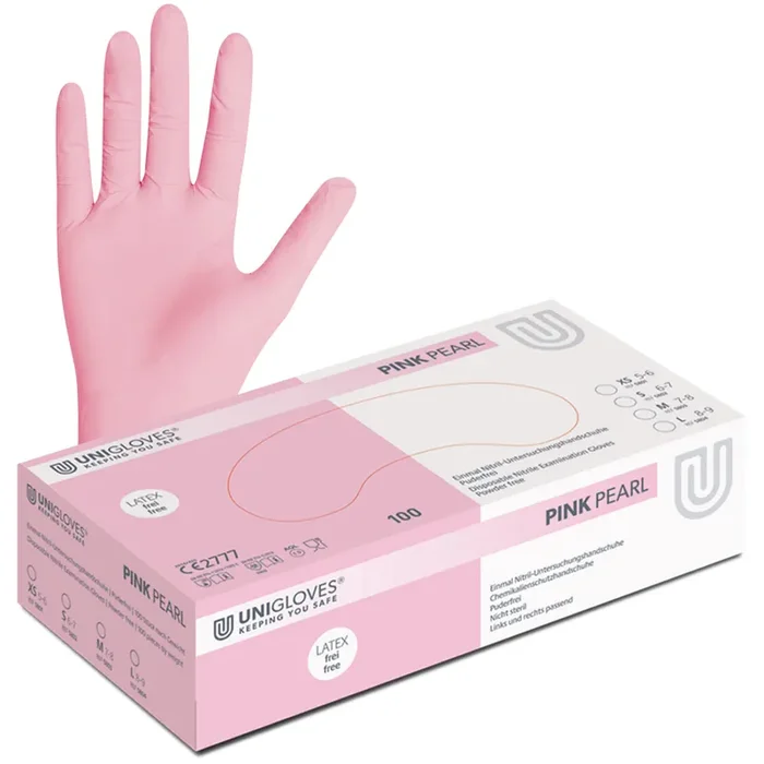 100 Nitril-Handschuh Pink Pearl