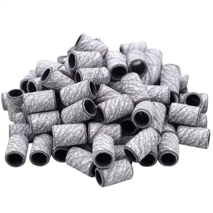 100 Schleifhülsen Weiß K180