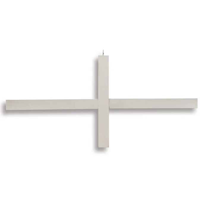 10er-Set Calgary | Hauptschiene | Weiß | 24x38x3125mm | Tragprofil | Mineral Faser A