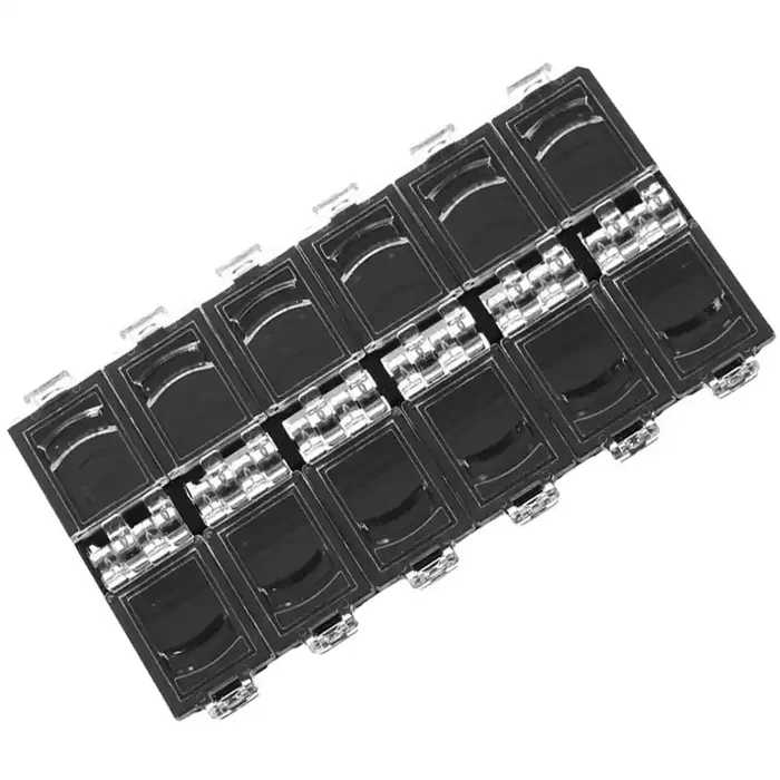 12er Sortierbox Black