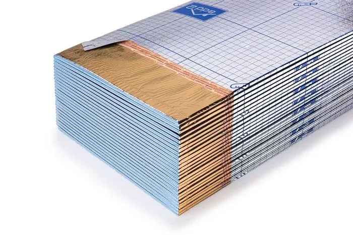 15 m² Trittschalldämmung add2 XPS 2.2 Alu Faltplatte mit Dampfsperre (ohne Fußbodenheizung)