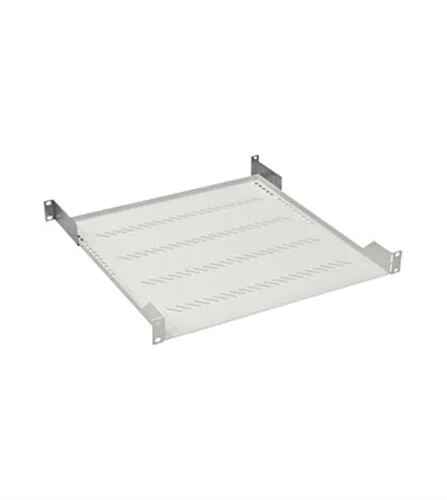 19″ Fachboden Fix, bis 40kg Last,T=550mm,Low Profile,RAL7035