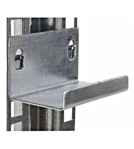 19″Fachbodenhalterungset f.mittlere 19″-Schiene Standschrank