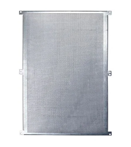 19″ Montageplatte, 14HE, Stahlblech, gelocht