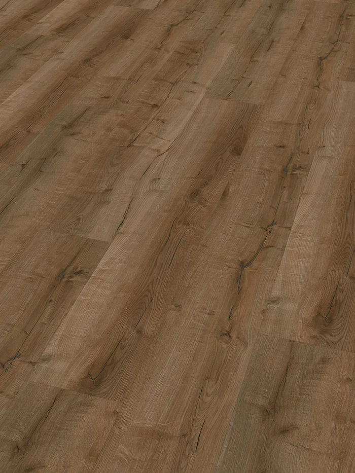 2,055 m² Click-Vinyl CHECK comfort 2515 Pedro Eiche Lang- und Breitdiele inkl. Trittschall (Kork)