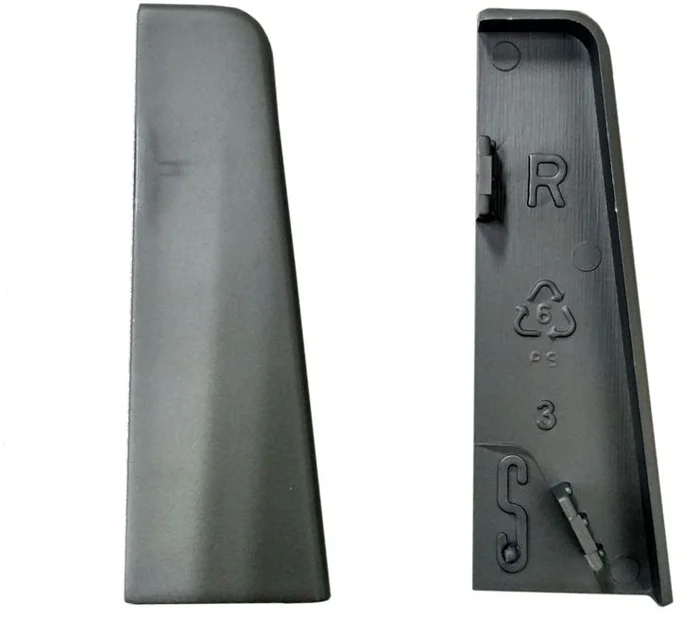 2 St. Equipped 1223 Endkappe Silbergrau 58 mm