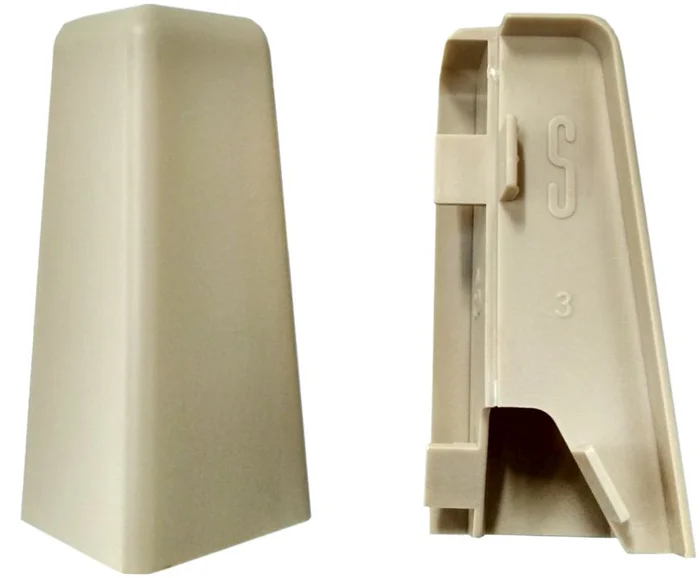 2 St. Equipped 1230 Außenecke Ahorn 58 mm