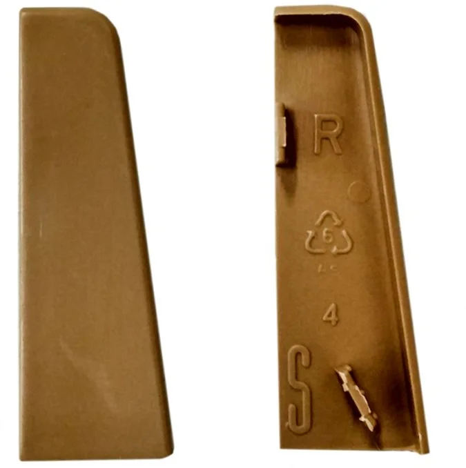 2 St. Equipped 1239 Endkappe Buche 58 mm