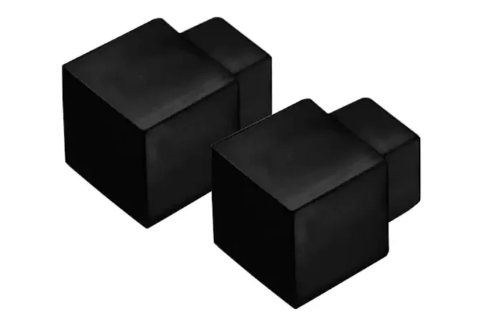 2 Stk. Dural Ecken für Fliesenprofil schwarz matt SQUARELINE Aluminium Höhe 11 mm