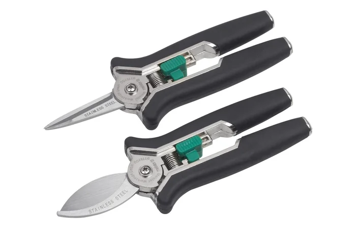 2 tlg. Mini Gartenscheren-Pflege Set