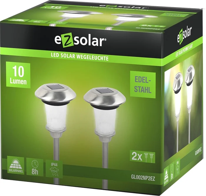 2 tlg. Solar Wegeleuchte Set