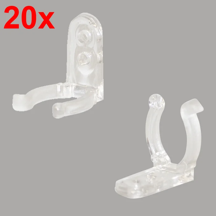 20x Grafner® LED Lichtschlauch Zubehör Wandhalterung