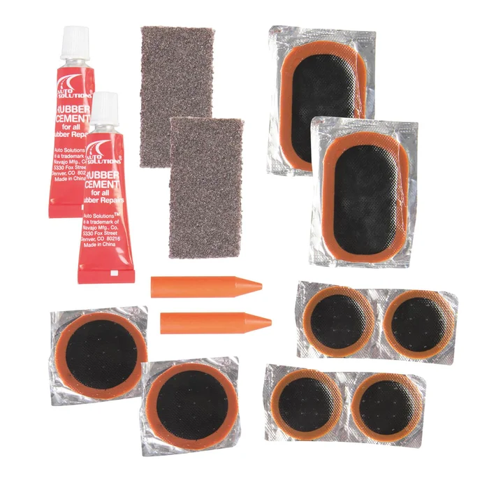 2x Fahrrad Reifenreparatur Zubehör Patch Satz 8 teilig