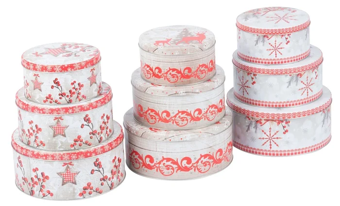 3 tlg. Aufbewahrungsdose