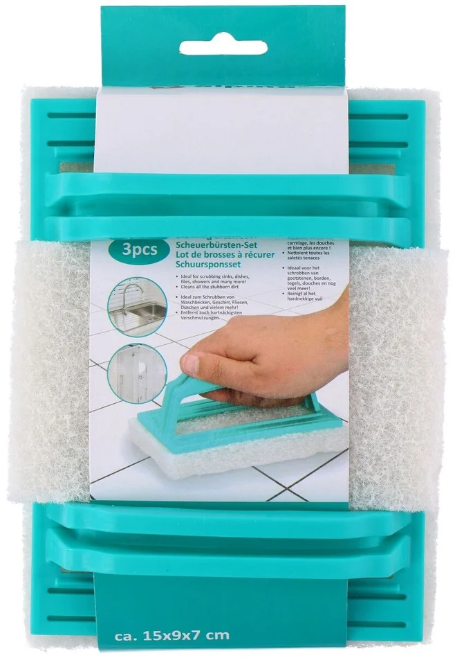 3 tlg. Scheuerbürsten-Set 3, Alpina