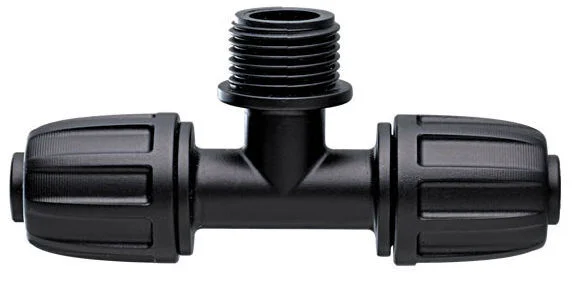 3-Wege-Verteiler mit Gewinde