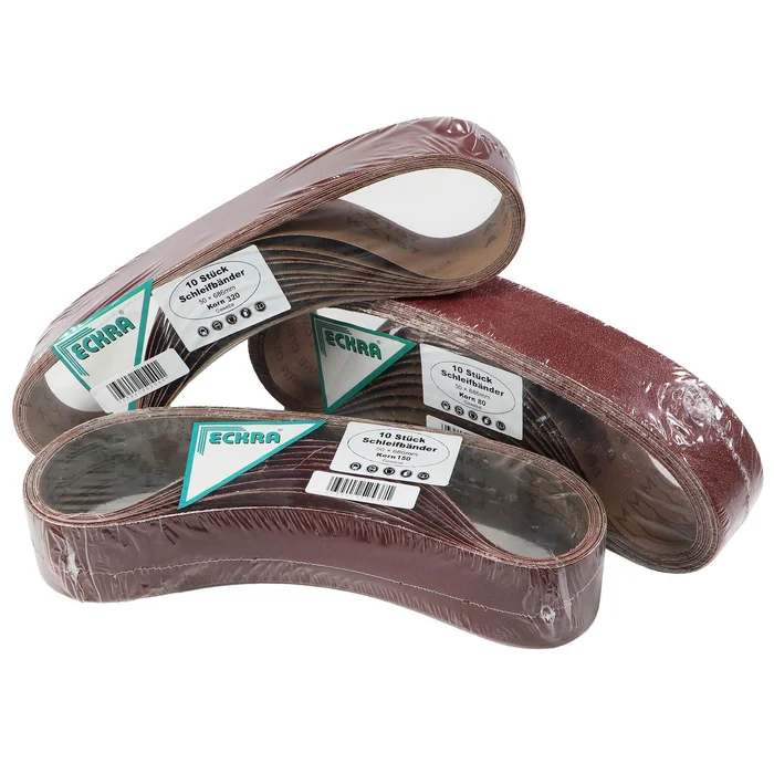 30 Schleifbänder 50×686 mm Mix – Korn: 80 150 320