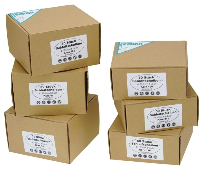 300 Blatt Schleifscheiben 125mm – Korn: P40 P60 P120 P180 P240 P400