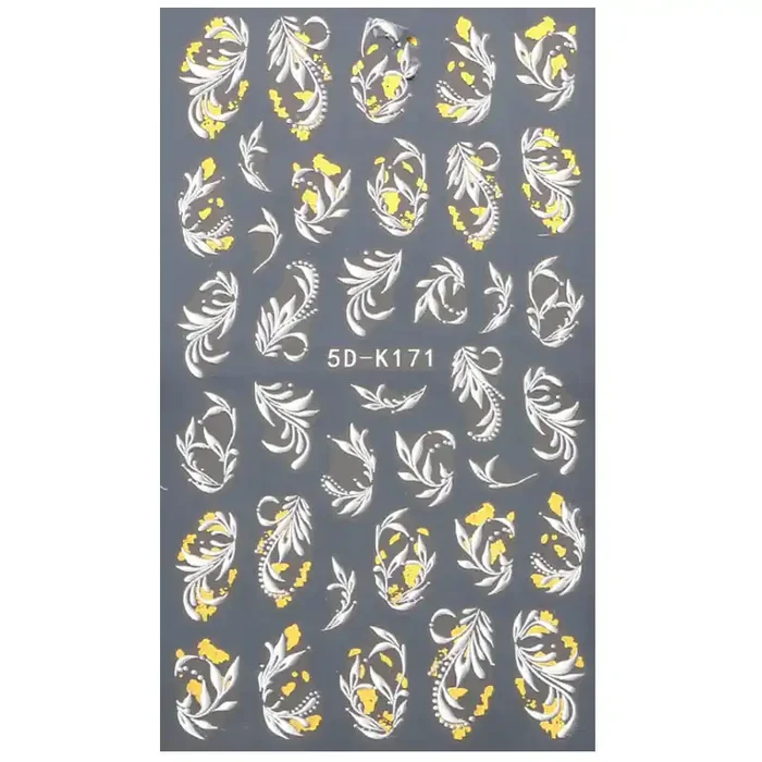 3D Nail Sticker Schnörkel 5