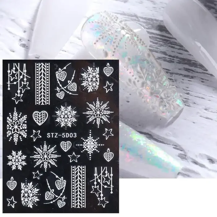 3D Nail Sticker Xmas 1