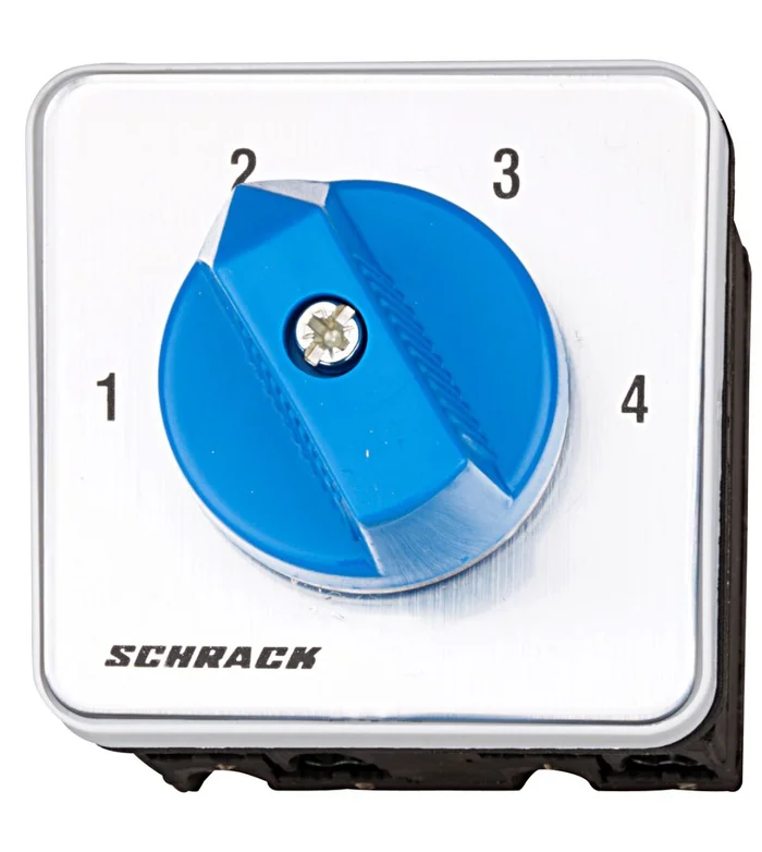 4-Stufen-Schalter Einbau, 1-polig, 1-2-3-4