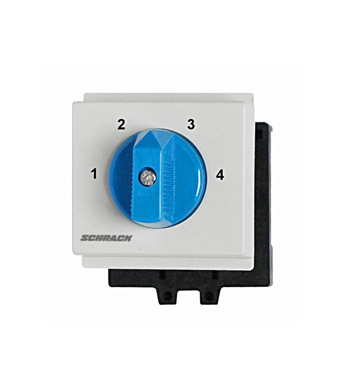 4-Stufen-Schalter Reiheneinbau, 2-polig, 1-2-3-4