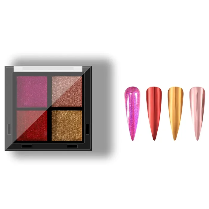 4er Solid Chrome Pigment 1