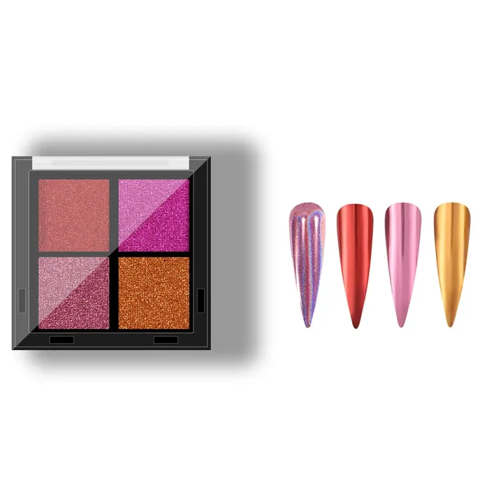 4er Solid Chrome Pigment 12