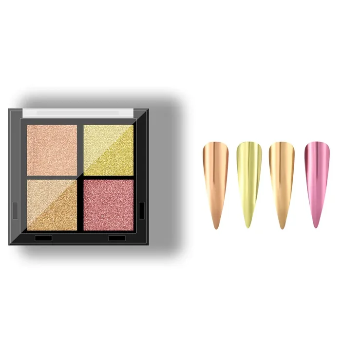 4er Solid Chrome Pigment 6