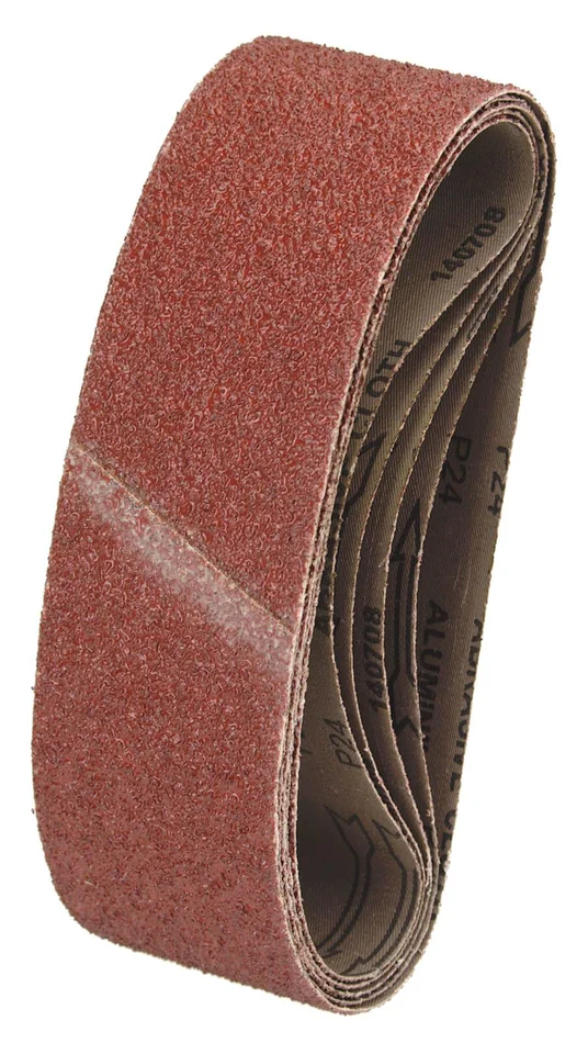 5 Schleifbänder 75×533 – Korn: 24
