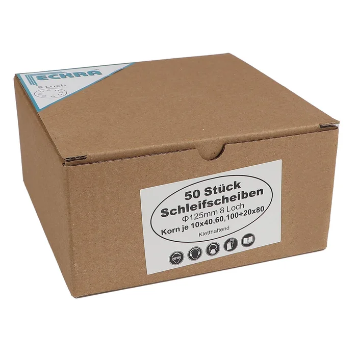 50 Klett Schleifscheiben 125mm gemischte Körnung B-Mix Korn 40 60 80 100