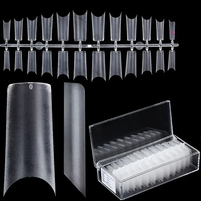 500 Tunnel Tips Clear Matt No-File