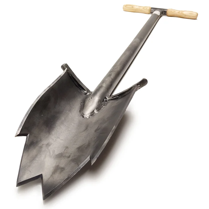 5895 – Hohl- u. Pflanzspaten mit Stahlrohr-T-Stiel – der beste Spaten