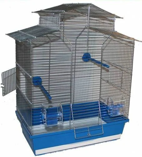 60 cm Vogelkäfig Vogelbauer Wellensittich Kanarien Voliere Vogelhaus Iza ohne