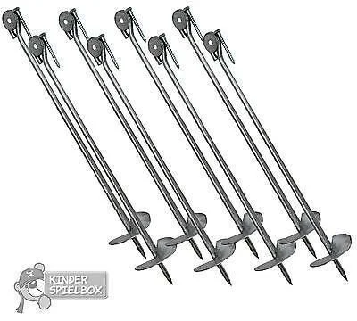 8 Stück Erdanker 58cm Bodenanker für Spielturm XXL extra lang Schaukelanker NEU