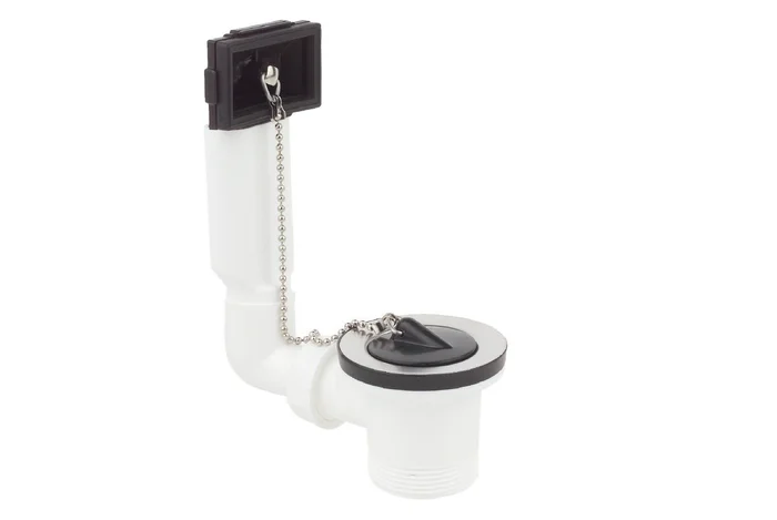 Ab- und Überlaufventil, höhenverstellbar (weiß)