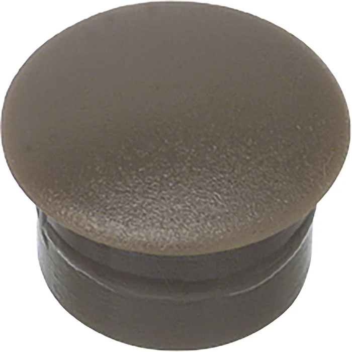 Abdeckkappen Kunststoff 12 mm braun