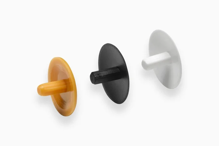 Abdeckkappen, Kunststoff, 15 mm, 16 St.