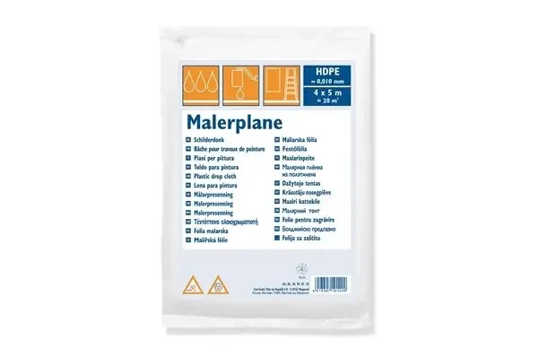 Abdeckplane HDPE, 10 my 20 m² (4 m x 5 m)