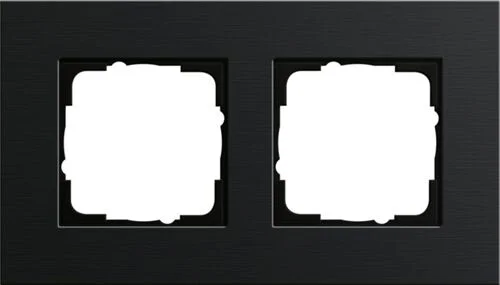 Abdeckrahmen 2f Esprit Alum.Schwarz