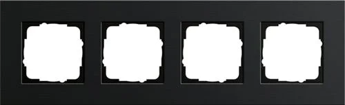 Abdeckrahmen 4f Esprit Alum.Schwarz