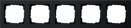 Abdeckrahmen 5f E2 Schwarz m